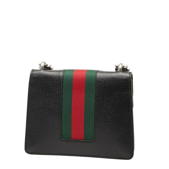 GUCCI Authentic Black Leather Shoulder Bag - Picture 2 of 12